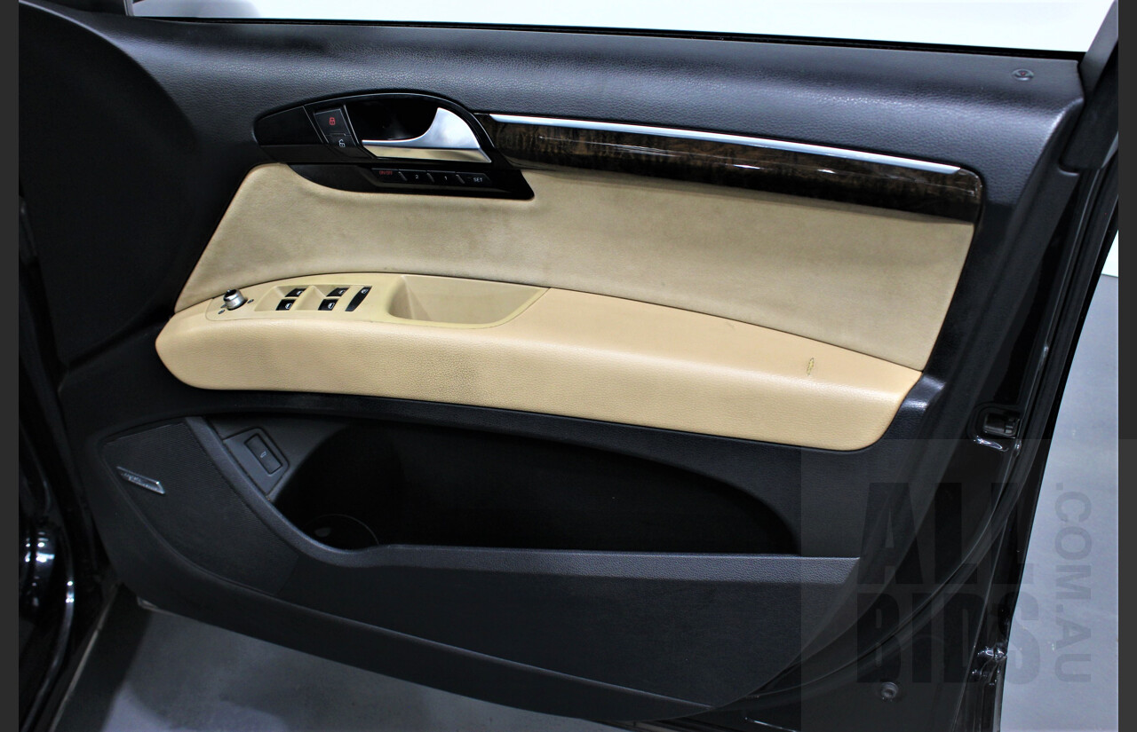 4/2010 Audi Q7 4.2 TDI Quattro MY10 UPGRADE 4d Wagon Black 4.1L V8 Turbo Diesel