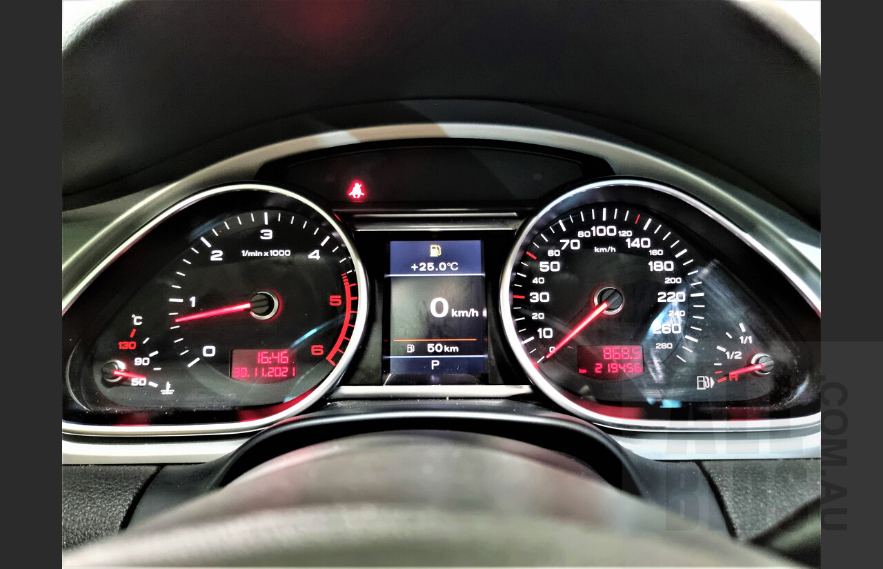 4/2010 Audi Q7 4.2 TDI Quattro MY10 UPGRADE 4d Wagon Black 4.1L V8 Turbo Diesel