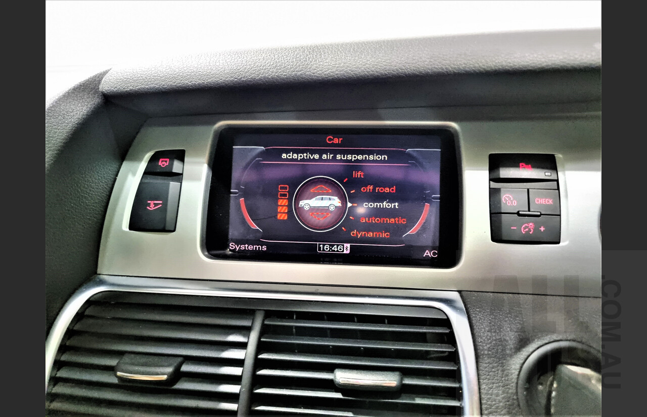 4/2010 Audi Q7 4.2 TDI Quattro MY10 UPGRADE 4d Wagon Black 4.1L V8 Turbo Diesel