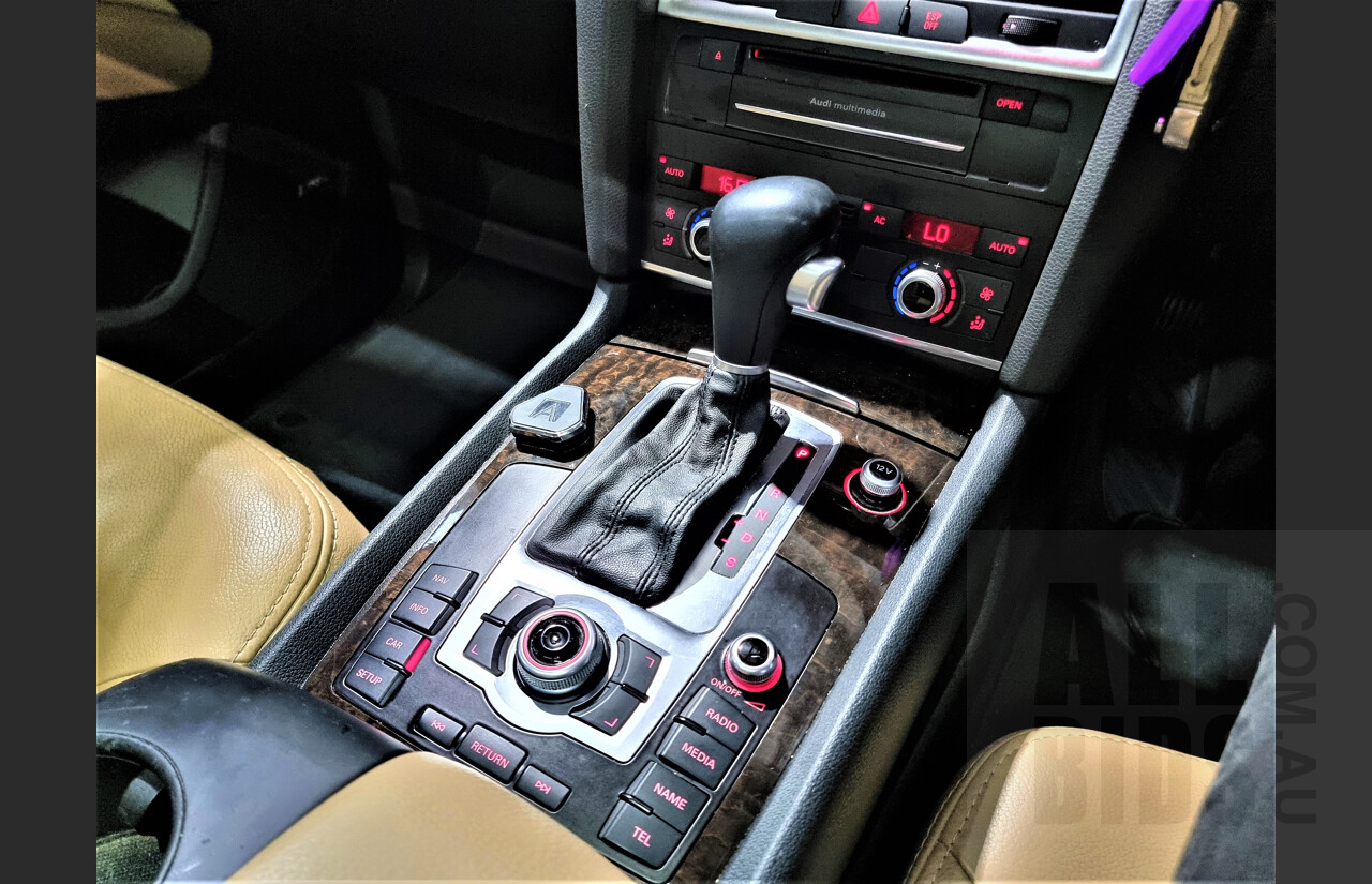 4/2010 Audi Q7 4.2 TDI Quattro MY10 UPGRADE 4d Wagon Black 4.1L V8 Turbo Diesel