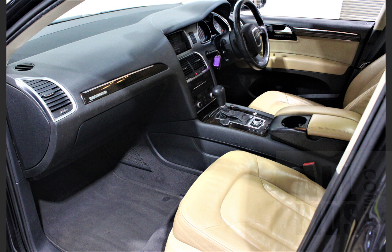 4/2010 Audi Q7 4.2 TDI Quattro MY10 UPGRADE 4d Wagon Black 4.1L V8 Turbo Diesel