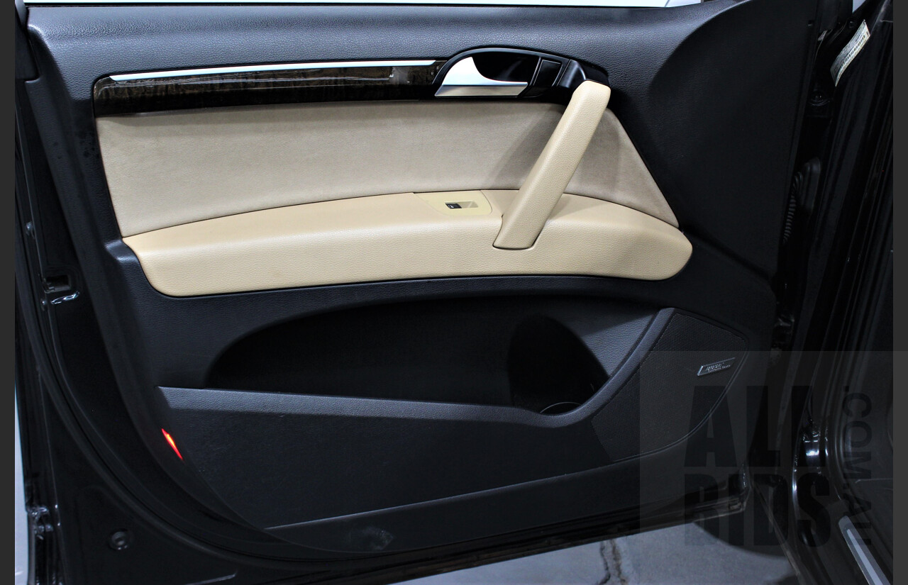 4/2010 Audi Q7 4.2 TDI Quattro MY10 UPGRADE 4d Wagon Black 4.1L V8 Turbo Diesel