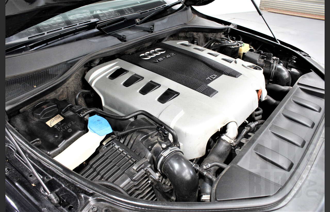 4/2010 Audi Q7 4.2 TDI Quattro MY10 UPGRADE 4d Wagon Black 4.1L V8 Turbo Diesel