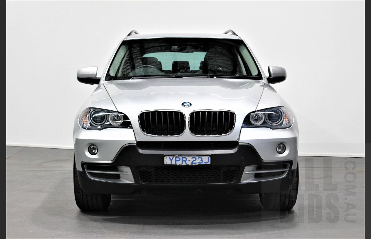 2/2009 Bmw X5 Xdrive 30d E70 MY09 4d Wagon Silver 3.0L Turbo Diesel