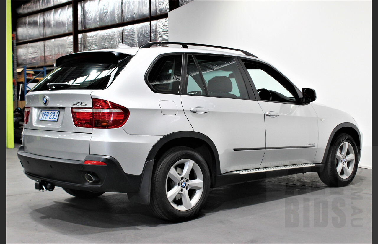 2/2009 Bmw X5 Xdrive 30d E70 MY09 4d Wagon Silver 3.0L Turbo Diesel