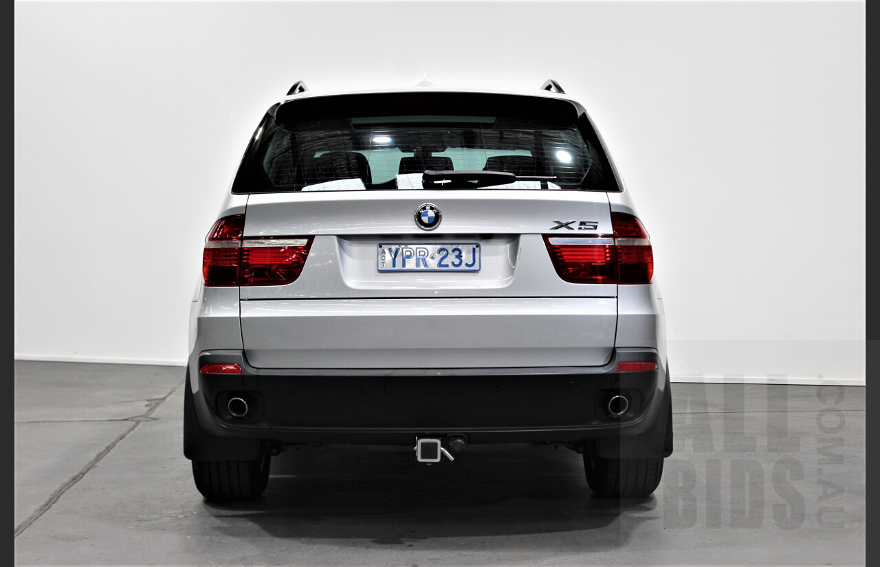 2/2009 Bmw X5 Xdrive 30d E70 MY09 4d Wagon Silver 3.0L Turbo Diesel