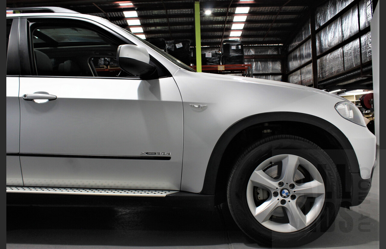 2/2009 Bmw X5 Xdrive 30d E70 MY09 4d Wagon Silver 3.0L Turbo Diesel