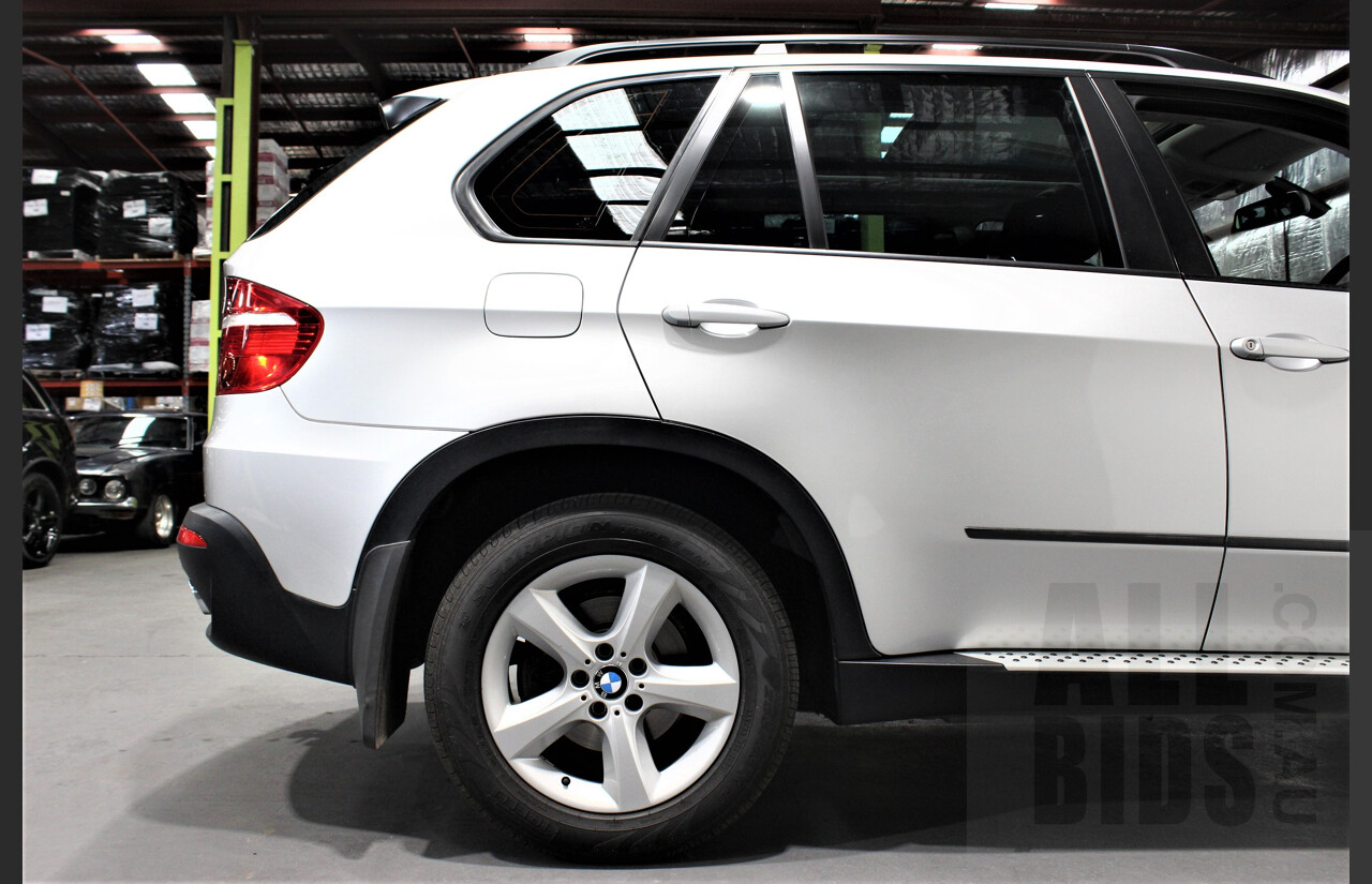 2/2009 Bmw X5 Xdrive 30d E70 MY09 4d Wagon Silver 3.0L Turbo Diesel