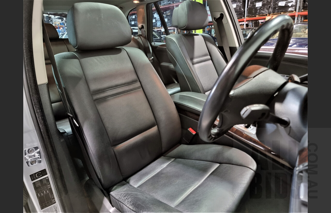 2/2009 Bmw X5 Xdrive 30d E70 MY09 4d Wagon Silver 3.0L Turbo Diesel