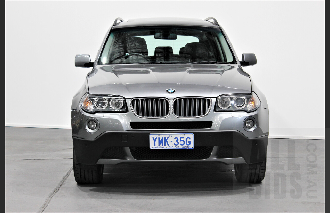 6/2009 Bmw X3 Xdrive 30i Lifestyle E83 MY09 4d Wagon Grey 3.0L