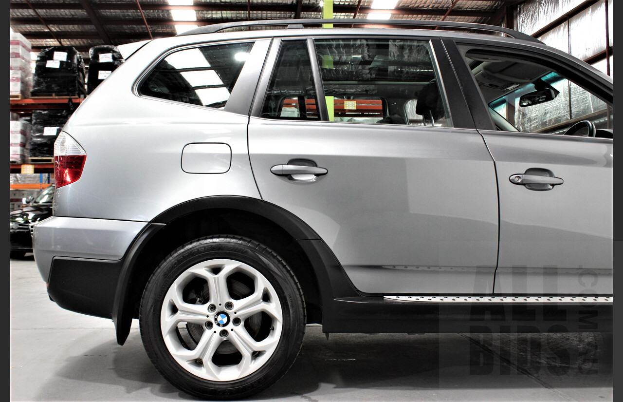 6/2009 Bmw X3 Xdrive 30i Lifestyle E83 MY09 4d Wagon Grey 3.0L