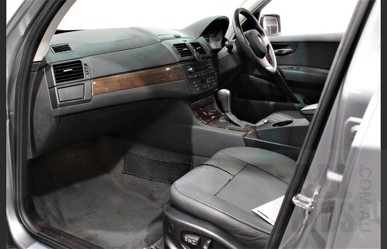 6/2009 Bmw X3 Xdrive 30i Lifestyle E83 MY09 4d Wagon Grey 3.0L
