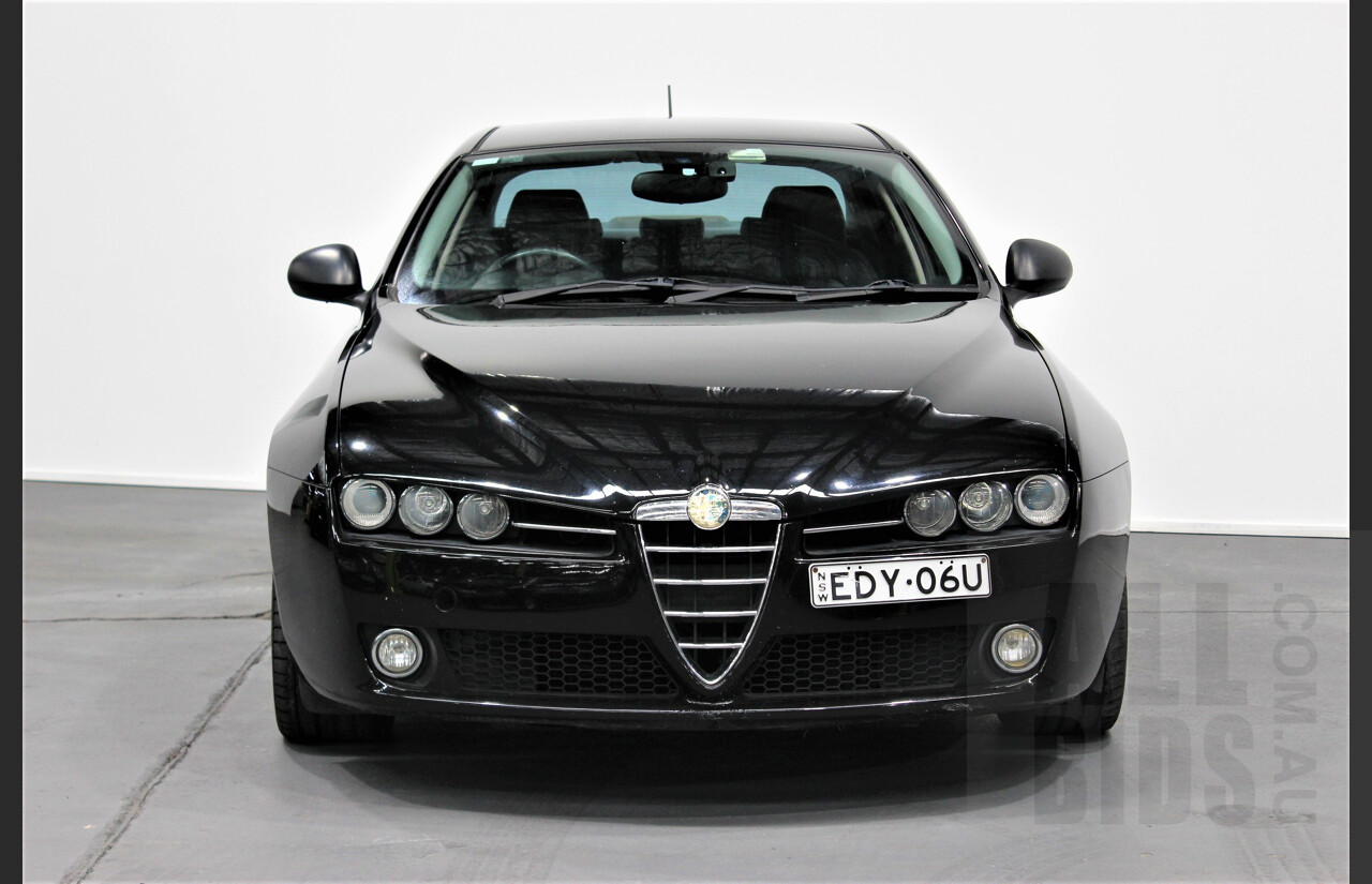 10/2008 Alfa Romeo 159 2.4 JTDm 4d Sedan Black 2.4L Diesel