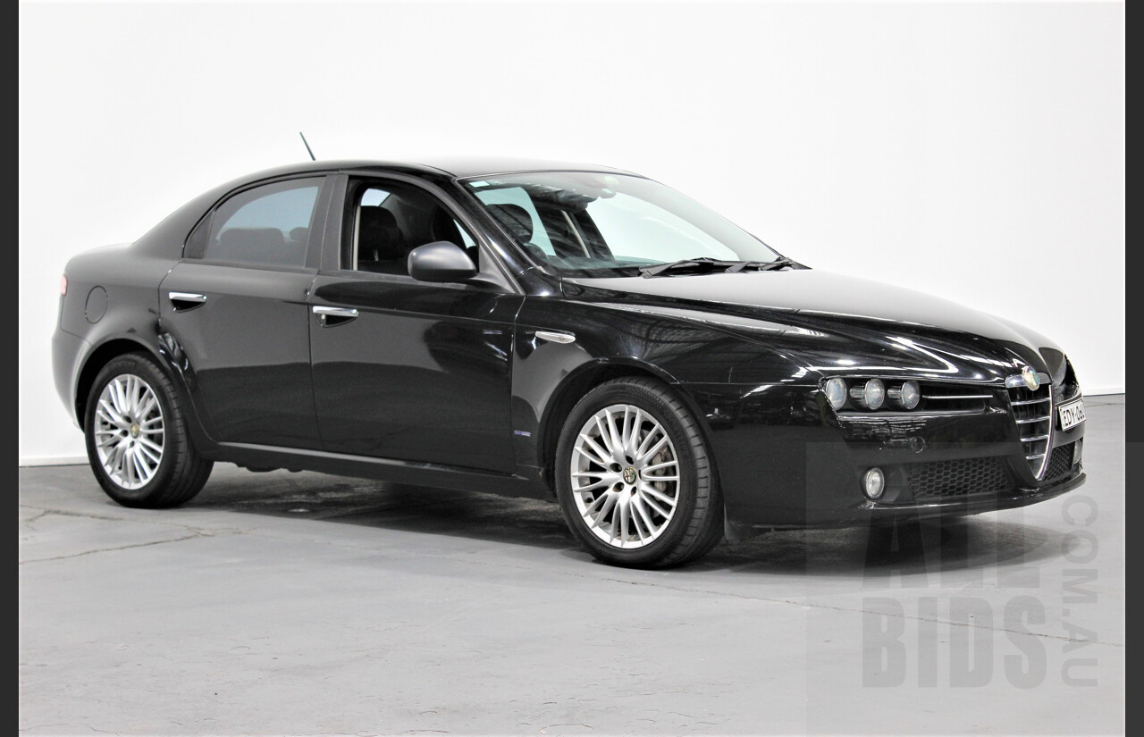 10/2008 Alfa Romeo 159 2.4 JTDm 4d Sedan Black 2.4L Diesel