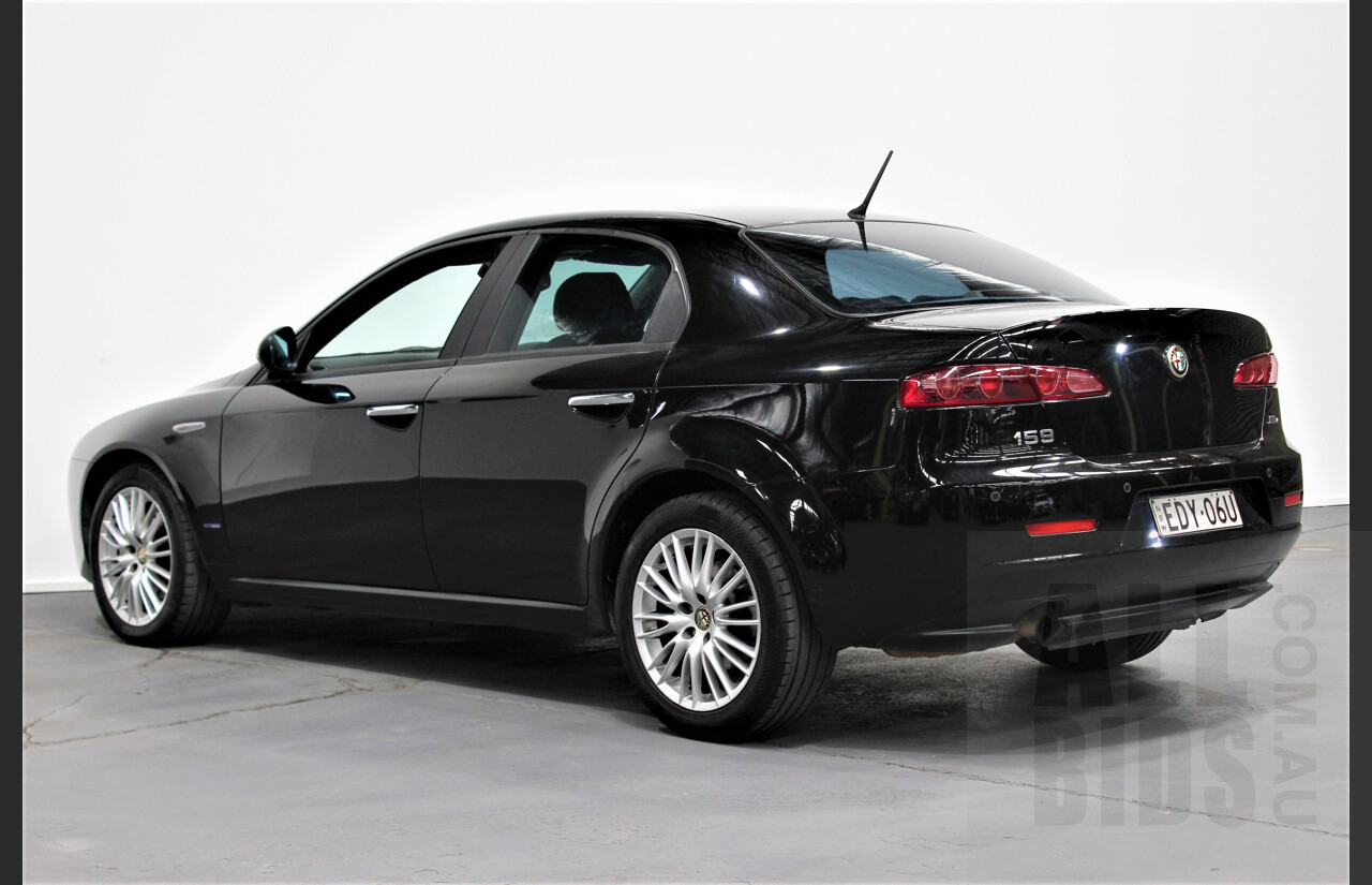 10/2008 Alfa Romeo 159 2.4 JTDm 4d Sedan Black 2.4L Diesel