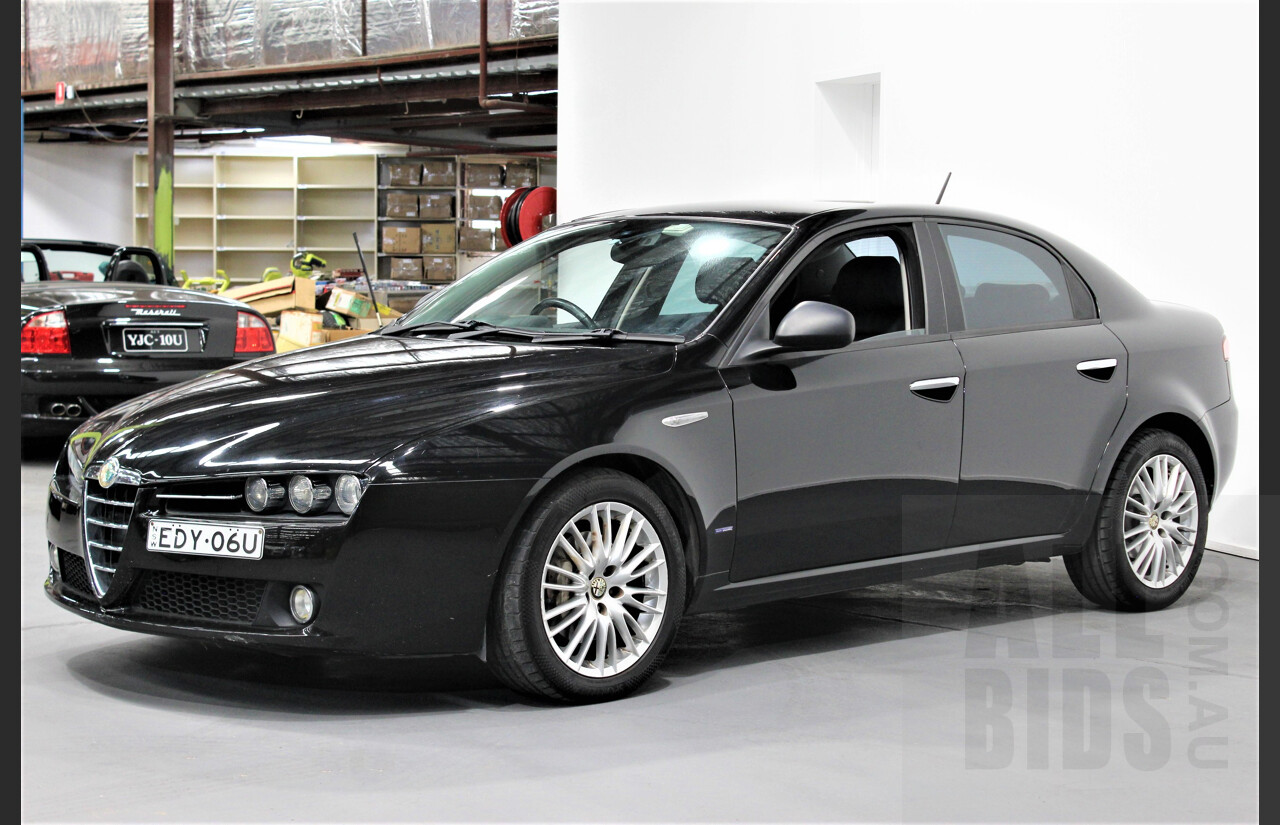 10/2008 Alfa Romeo 159 2.4 JTDm 4d Sedan Black 2.4L Diesel