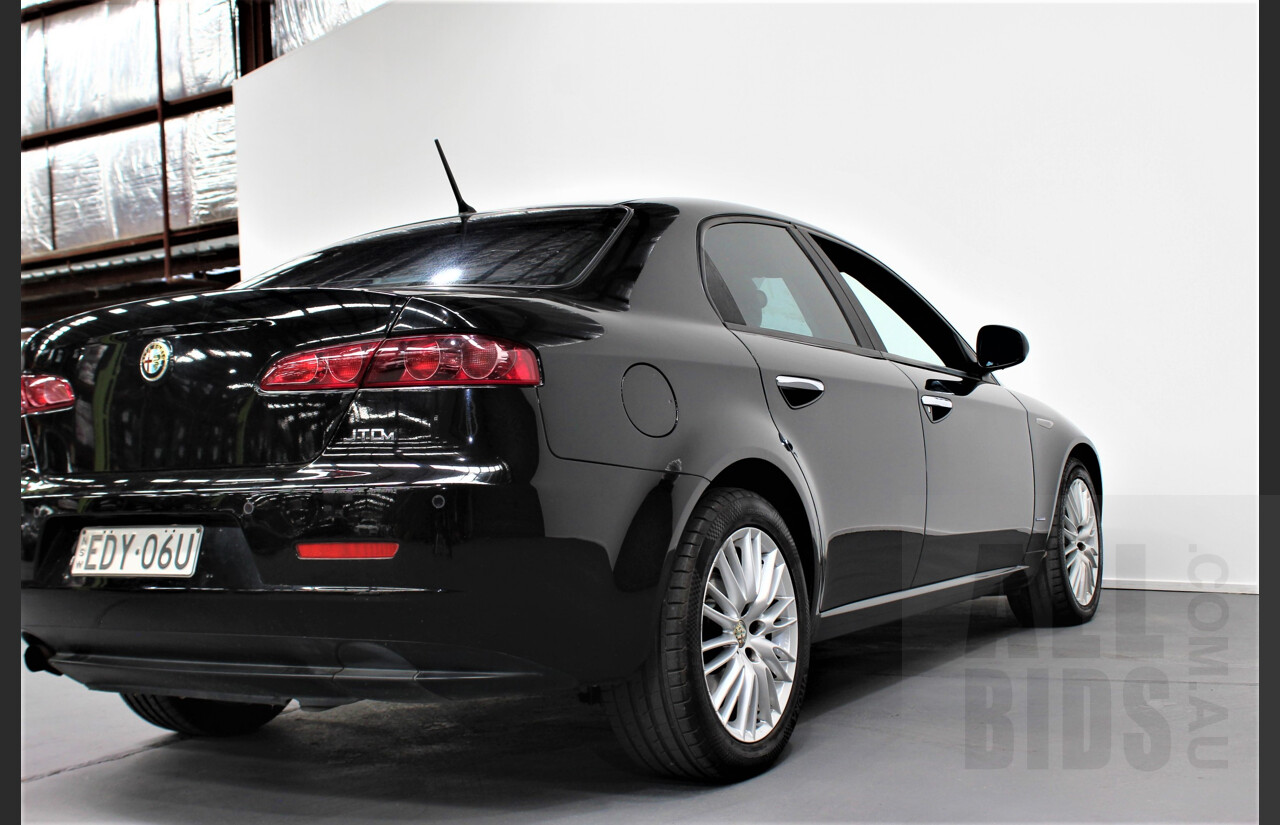 10/2008 Alfa Romeo 159 2.4 JTDm 4d Sedan Black 2.4L Diesel