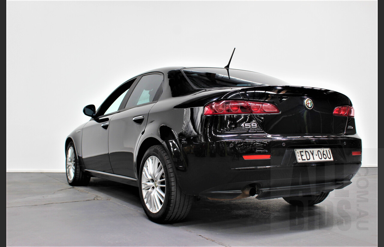 10/2008 Alfa Romeo 159 2.4 JTDm 4d Sedan Black 2.4L Diesel