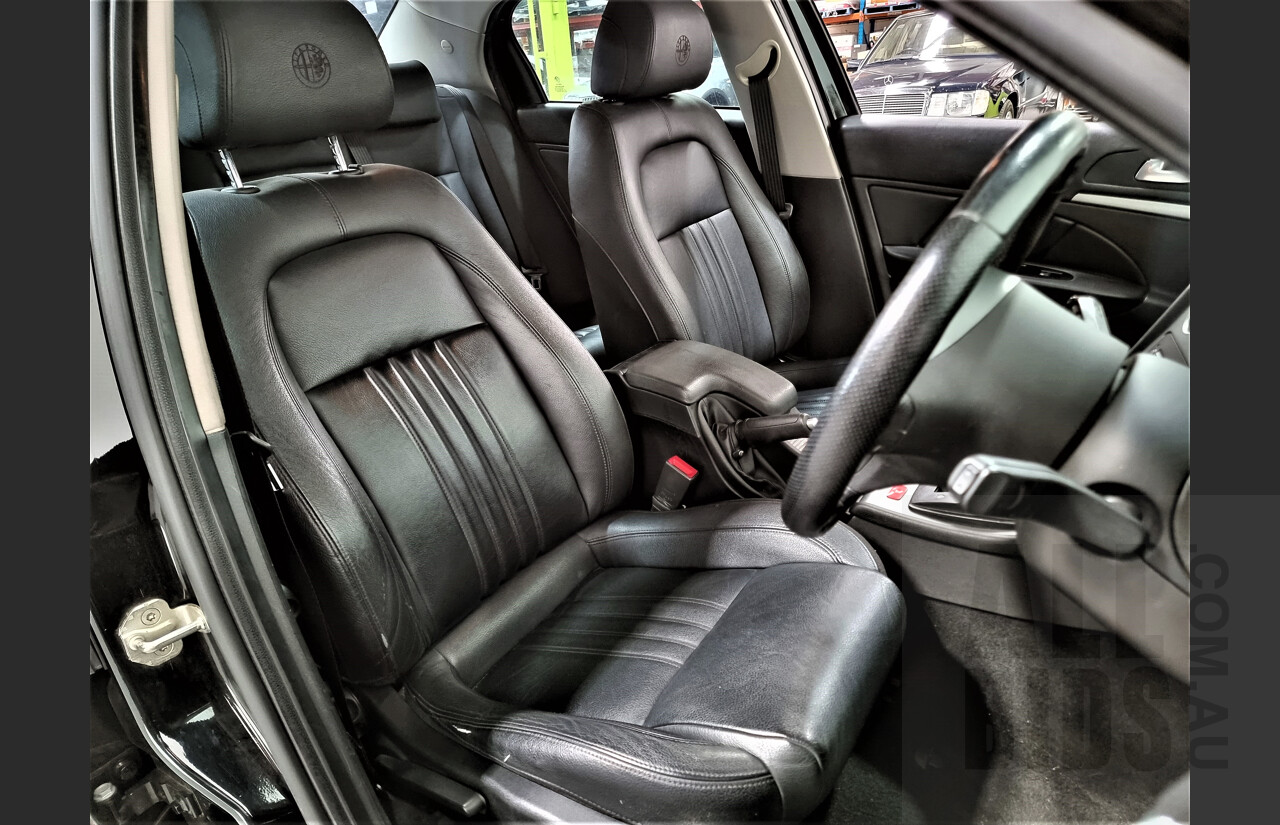 10/2008 Alfa Romeo 159 2.4 JTDm 4d Sedan Black 2.4L Diesel