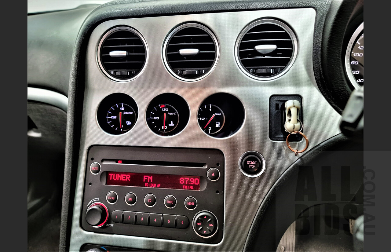 10/2008 Alfa Romeo 159 2.4 JTDm 4d Sedan Black 2.4L Diesel