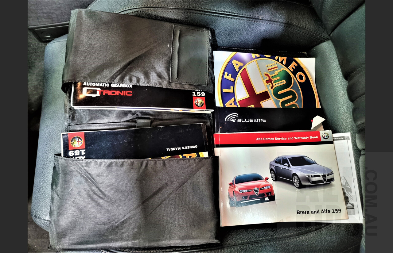 10/2008 Alfa Romeo 159 2.4 JTDm 4d Sedan Black 2.4L Diesel