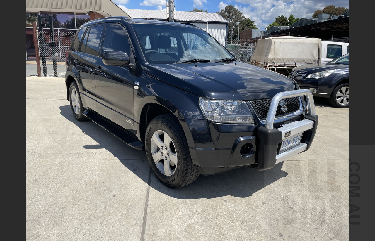 1/2008 Suzuki Grand Vitara Trekker JT 4d Wagon Black 2.7L