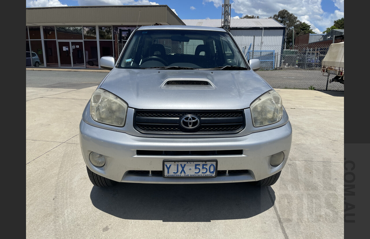 8/2005 Toyota Rav4 CV Sport (4x4) ACA22R 2d Wagon Silver 2.4L