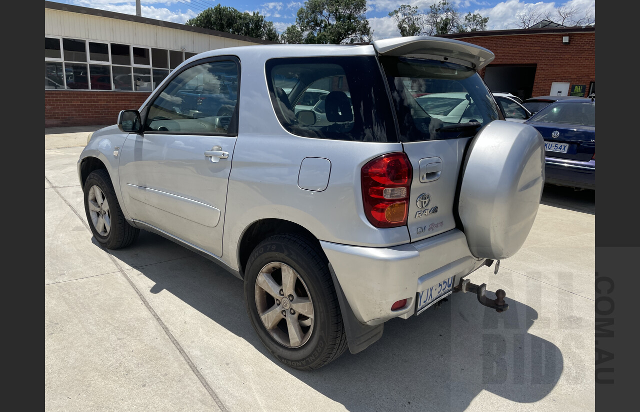 8/2005 Toyota Rav4 CV Sport (4x4) ACA22R 2d Wagon Silver 2.4L