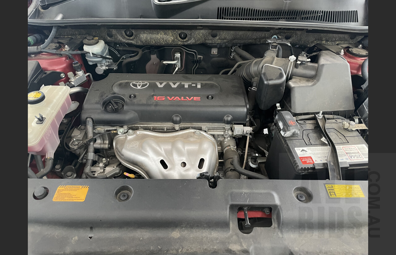 2/2011 Toyota Rav4 CV (2wd) ACA38R 4d Wagon Red 2.4L