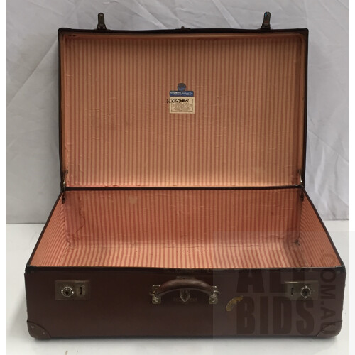 Vintage Globite Hard Shell Suitcase - Made In Australia