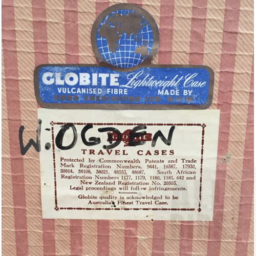 Vintage Globite Hard Shell Suitcase - Made In Australia