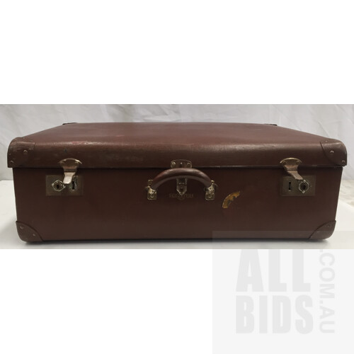 Vintage Globite Hard Shell Suitcase - Made In Australia