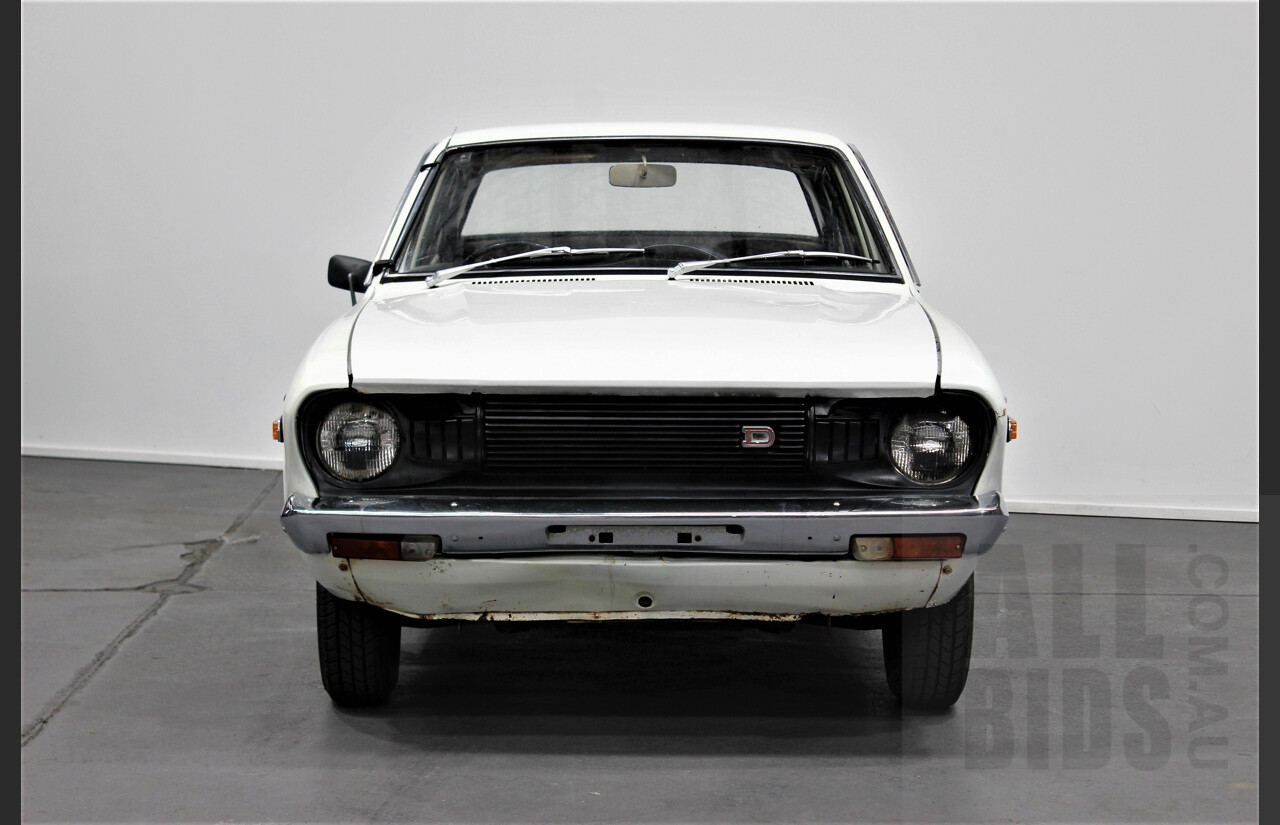 7/1974 Datsun 120y 4d Sedan White 1.2L