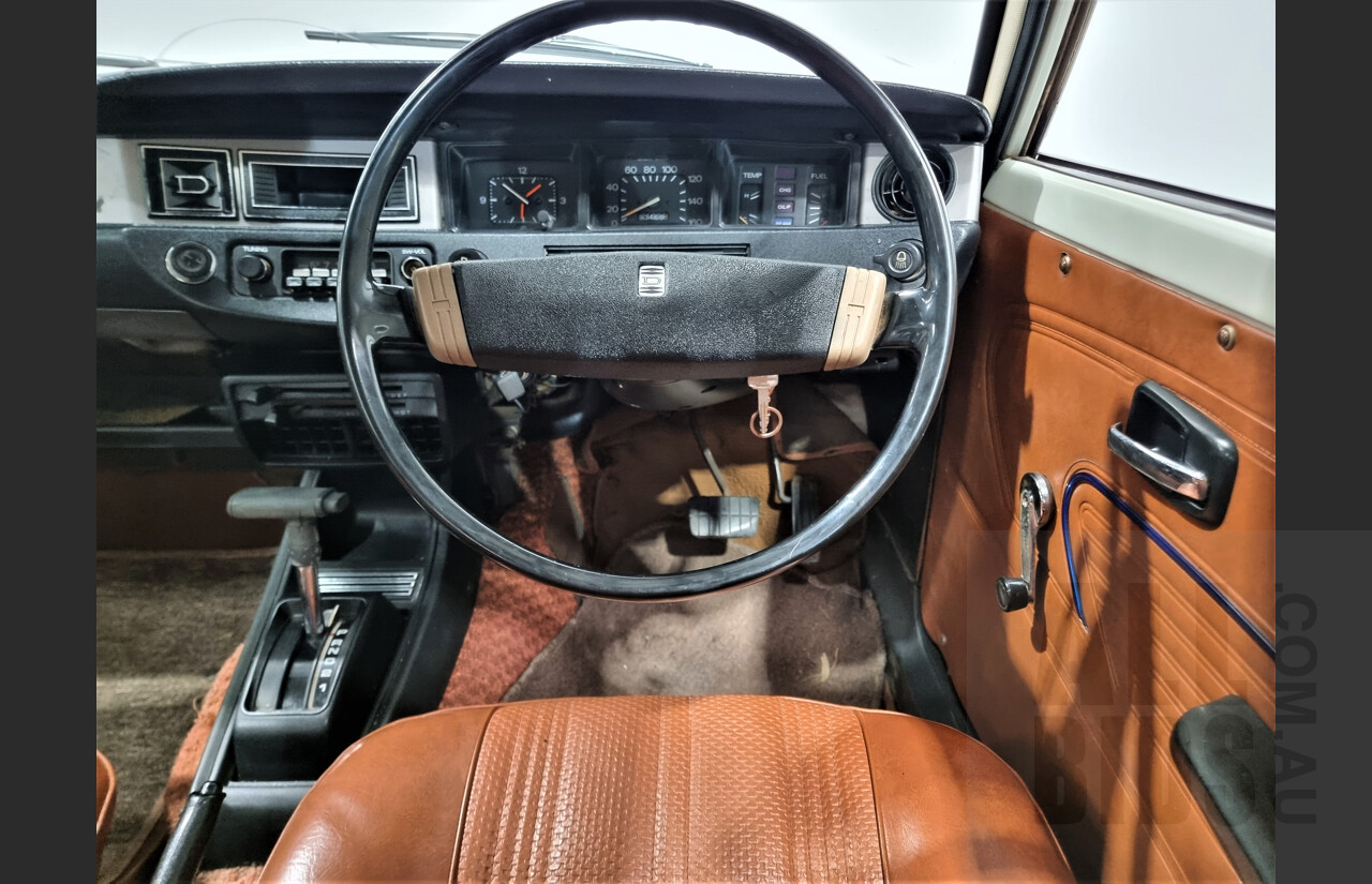 7/1974 Datsun 120y 4d Sedan White 1.2L