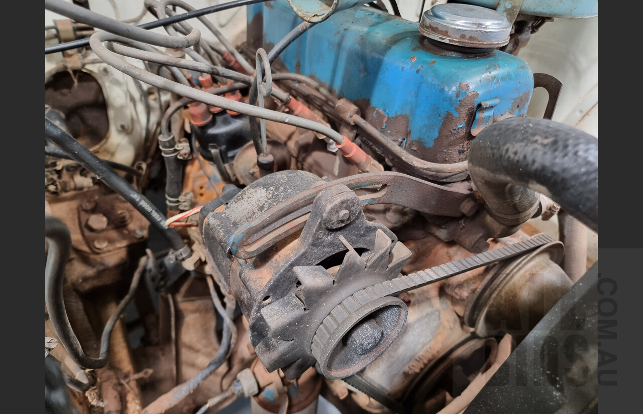 7/1974 Datsun 120y 4d Sedan White 1.2L