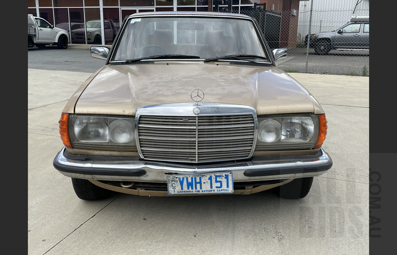 2/1984 Mercedes-Benz 280 E W123 4d Sedan Gold 2.7L