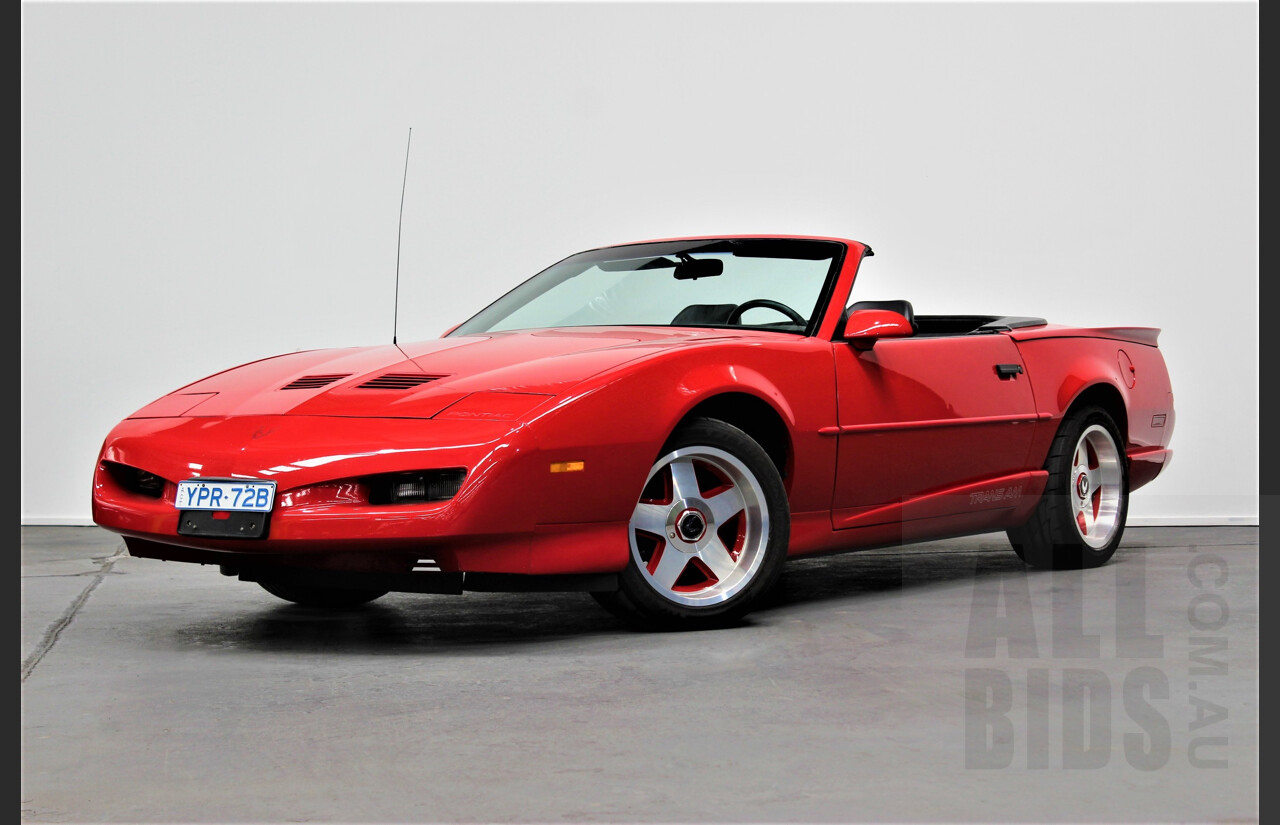 1/1991 Pontiac Firebird Trans-Am - Lot 1290618 | CARBIDS