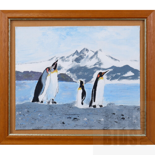 Three Assorted Artworks, Largest 55 x 29 cm