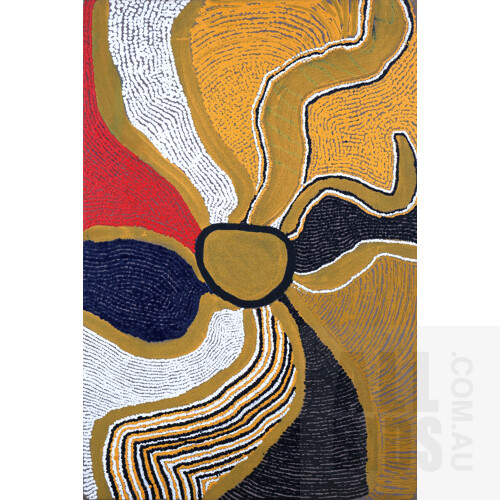 Bai Bai Napangardi (born 1936), Untitled 1992, Acrylic on Canvas, 75 x 50 cm