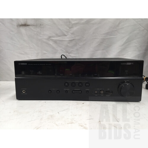 Yamaha RX-V473 AV Receiver, Yamaha NS-AP8805 Home Cinema Speaker Package And Yamaha YST-SW030 6Inch Subwoofer