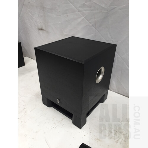 Yamaha RX-V473 AV Receiver, Yamaha NS-AP8805 Home Cinema Speaker Package And Yamaha YST-SW030 6Inch Subwoofer