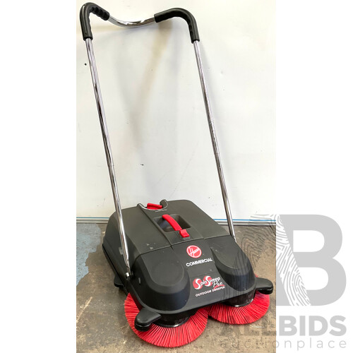 Hoover Spin Sweep 18 Inch Pro Outdoor Sweeper L1405