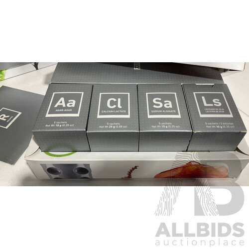 Molecular Gastronomy Kit Including Recipe Book and DVD and Materials