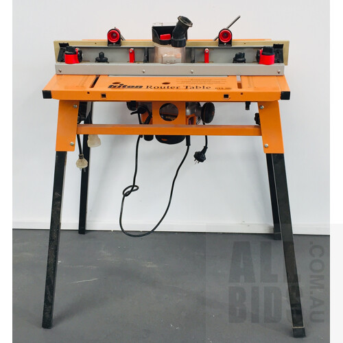 Triton Router, Table, Dust Extraction Kit And 30 Piece router Bit Kit