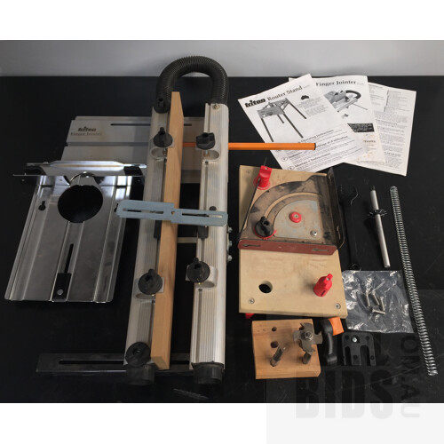 Triton Router, Table, Dust Extraction Kit And 30 Piece router Bit Kit