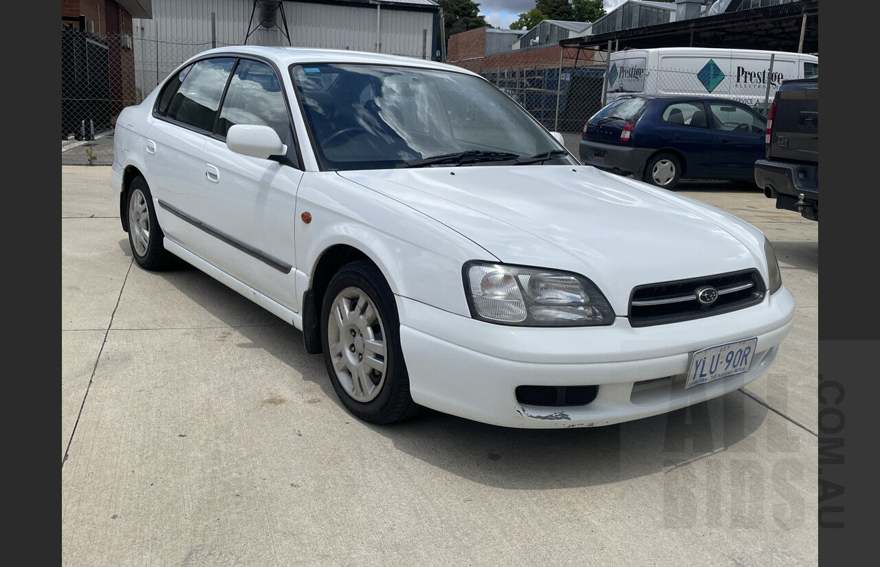 1/2000 Subaru Liberty GX (awd) MY00 4d Sedan White 2.0L
