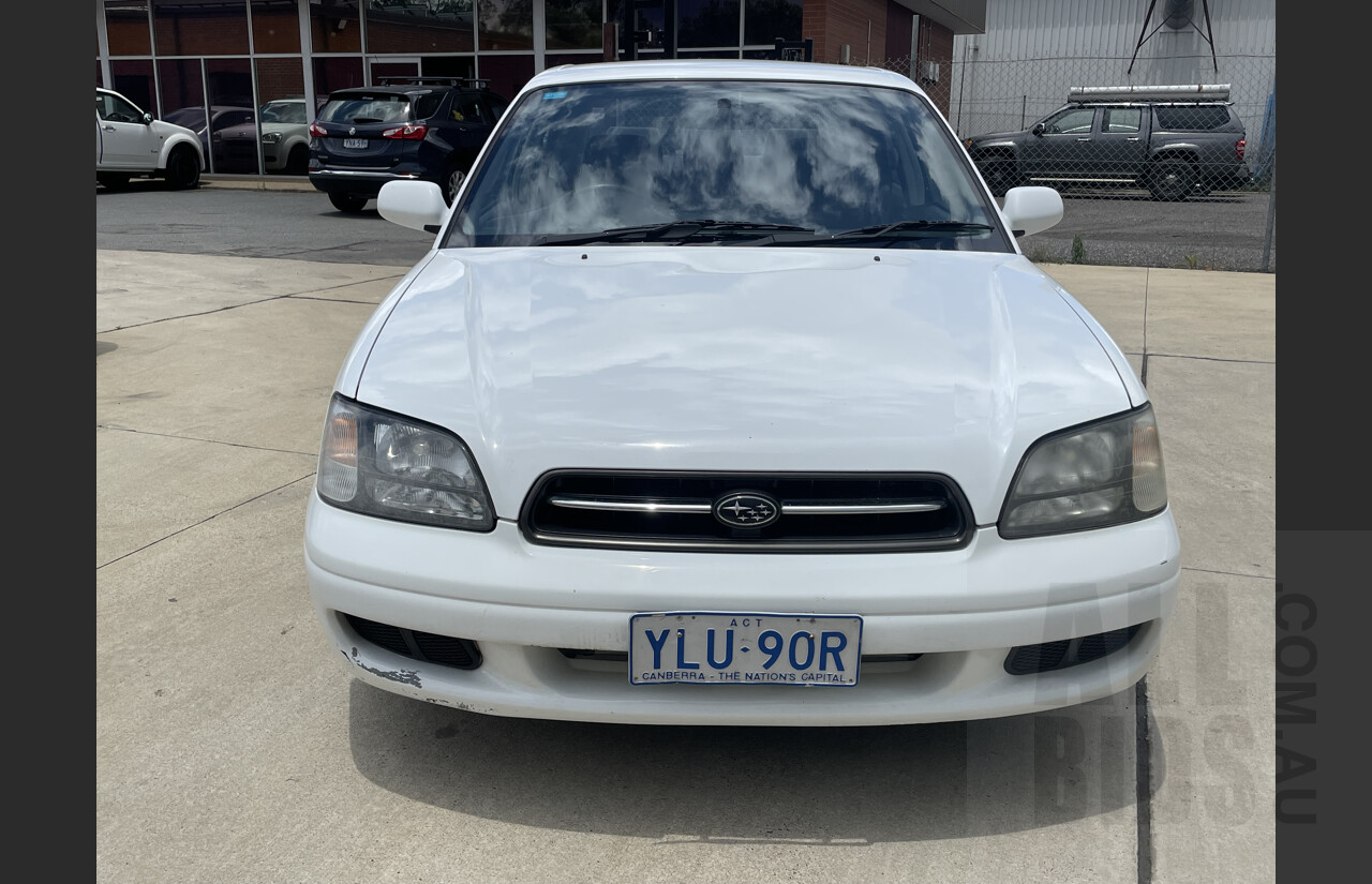 1/2000 Subaru Liberty GX (awd) MY00 4d Sedan White 2.0L