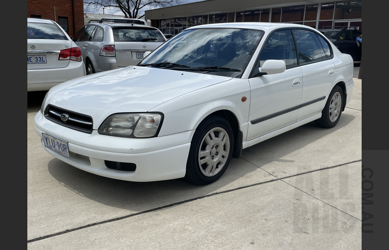 1/2000 Subaru Liberty GX (awd) MY00 4d Sedan White 2.0L
