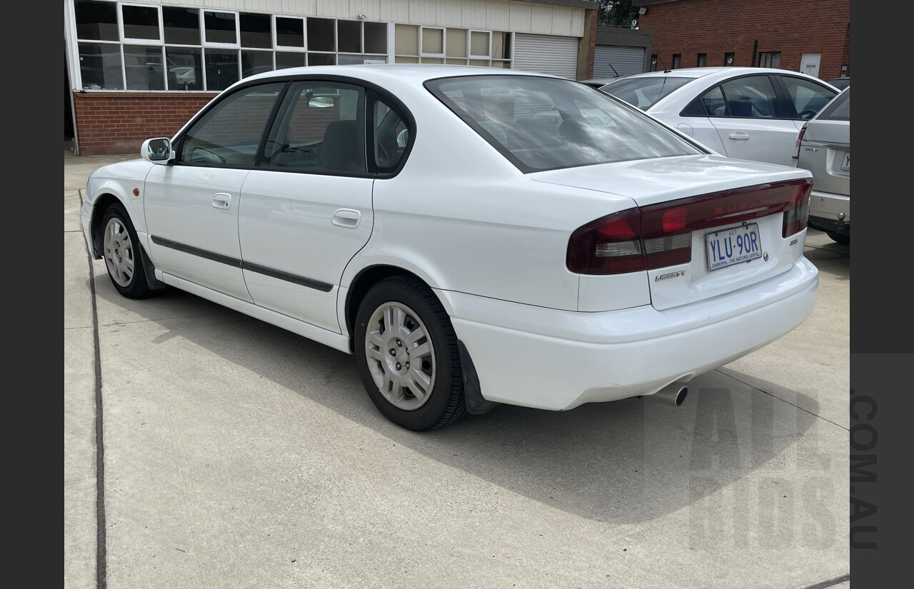 1/2000 Subaru Liberty GX (awd) MY00 4d Sedan White 2.0L
