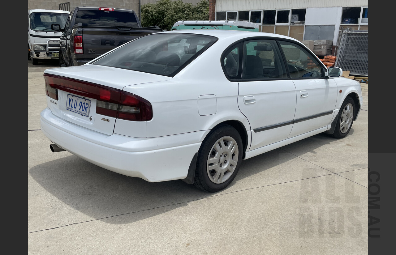 1/2000 Subaru Liberty GX (awd) MY00 4d Sedan White 2.0L